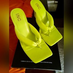 Lime green heels